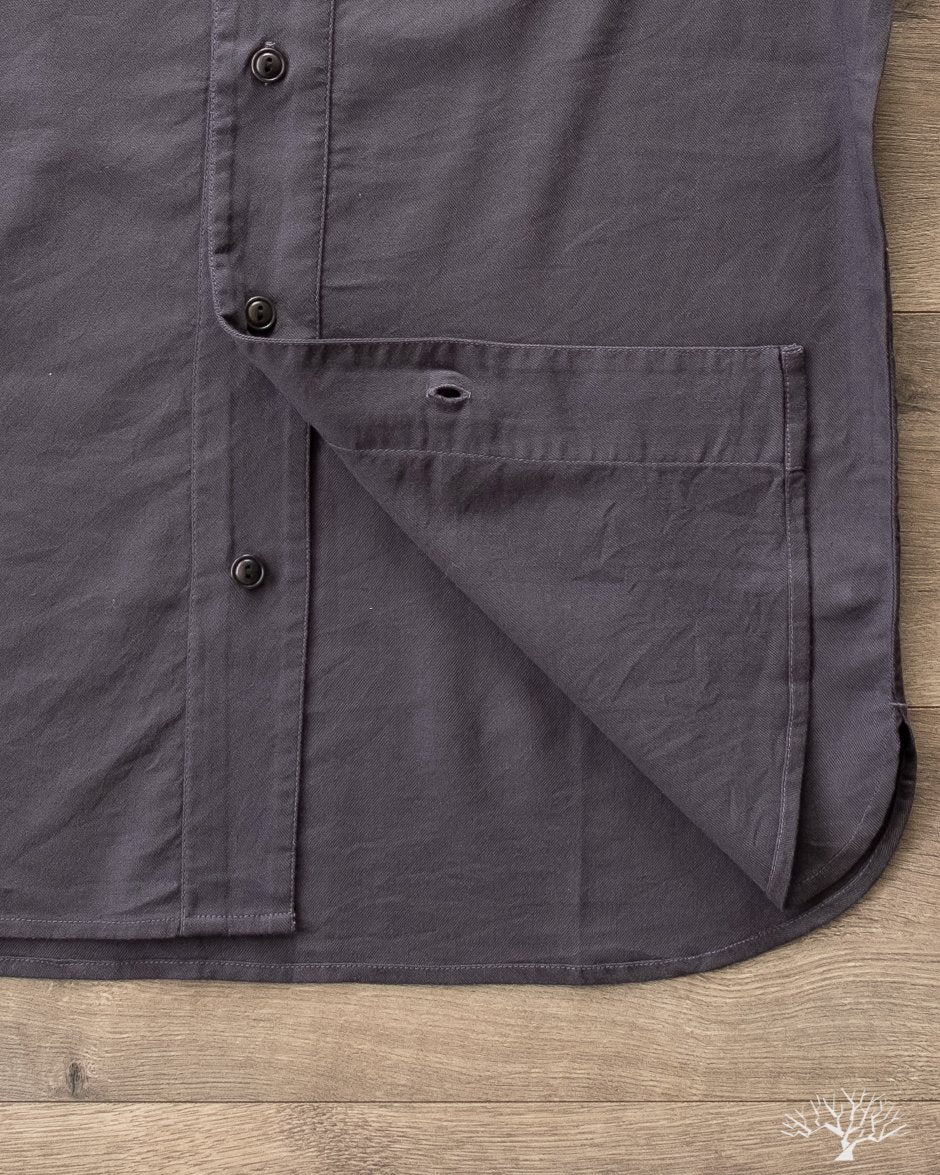 3sixteen - Tencel Blend Baseball Shirt - Smoke