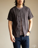 3sixteen - Tencel Blend Baseball Shirt - Smoke