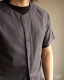 3sixteen - Tencel Blend Baseball Shirt - Smoke