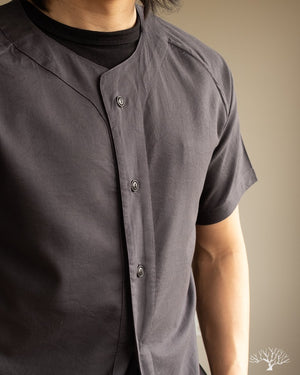 3sixteen - Tencel Blend Baseball Shirt - Smoke