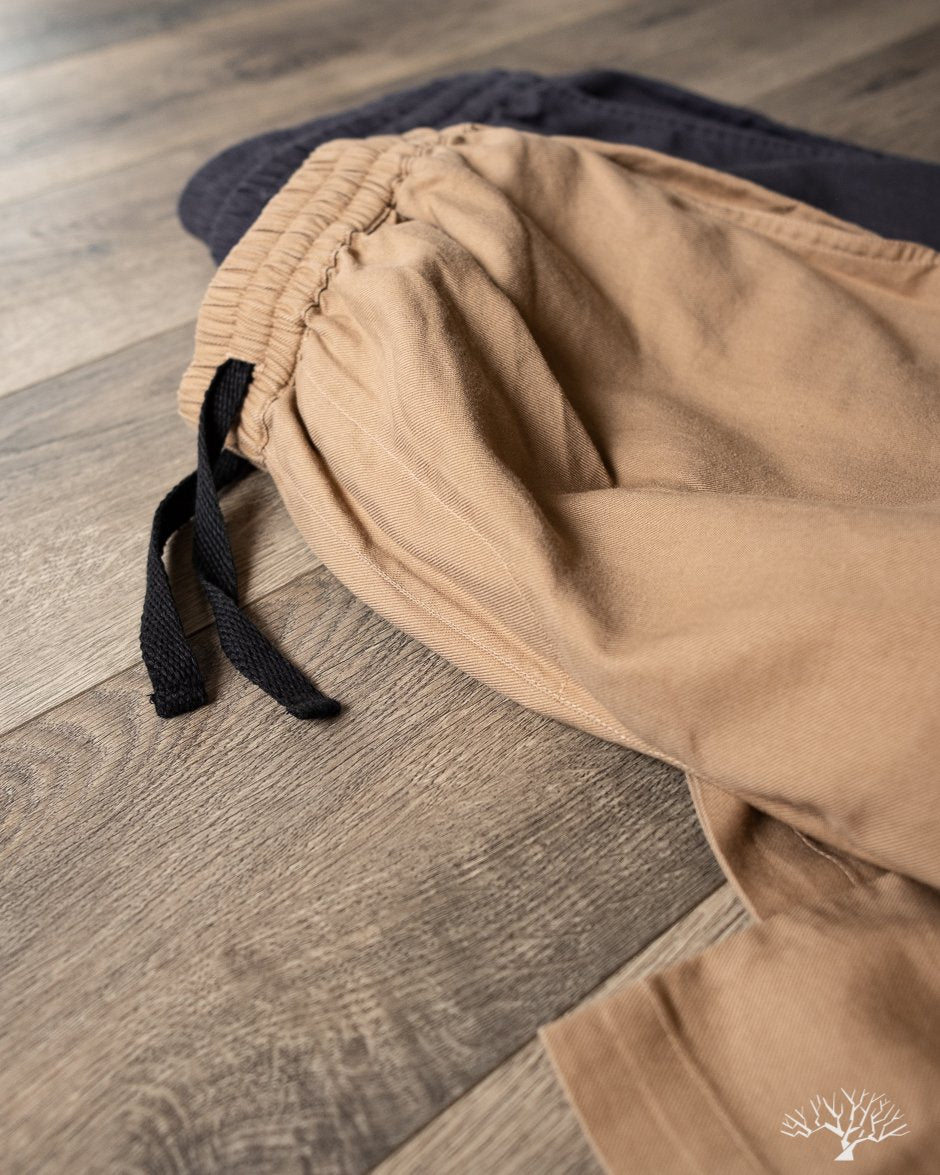 3sixteen Tencel Blend Drawstring Pant - Smoke and Sand