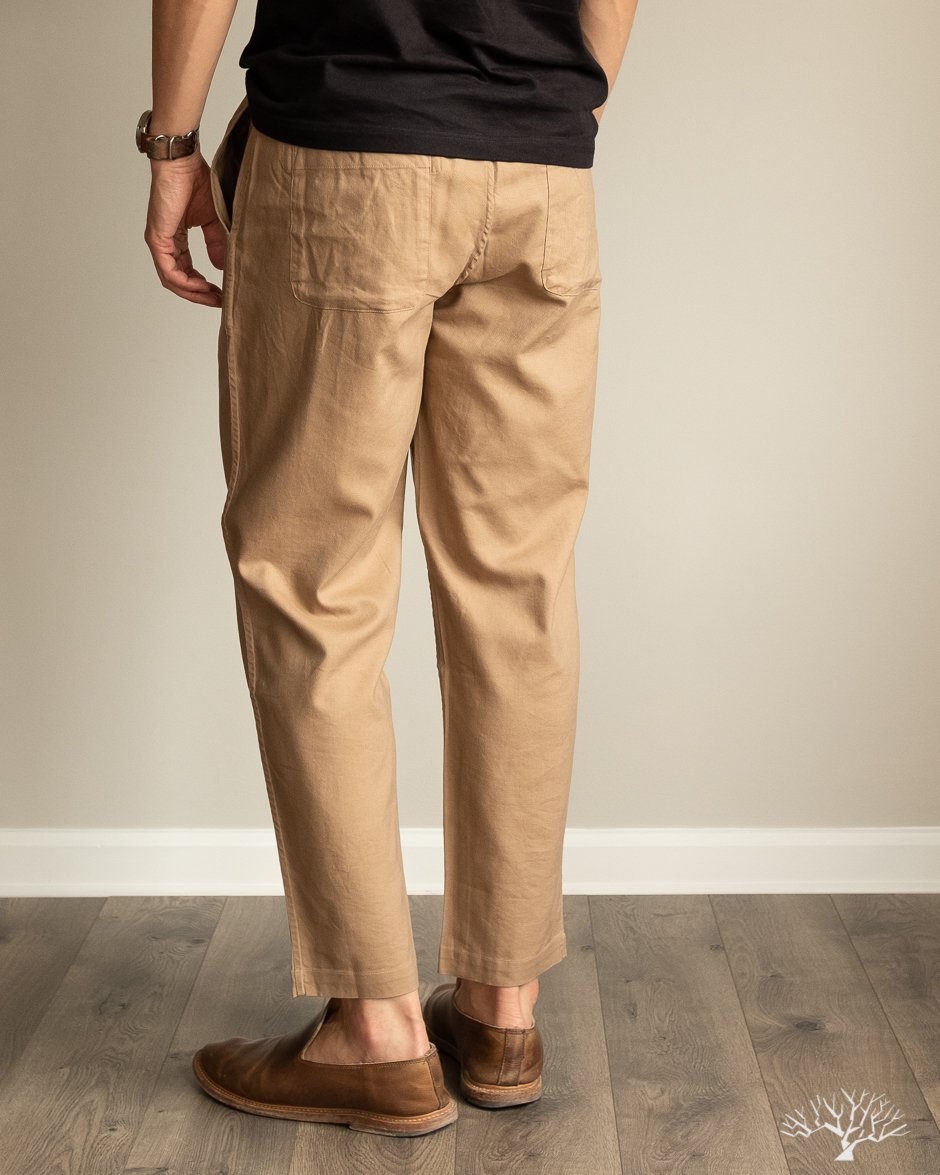 3sixteen Tencel Blend Drawstring Pant - Sand