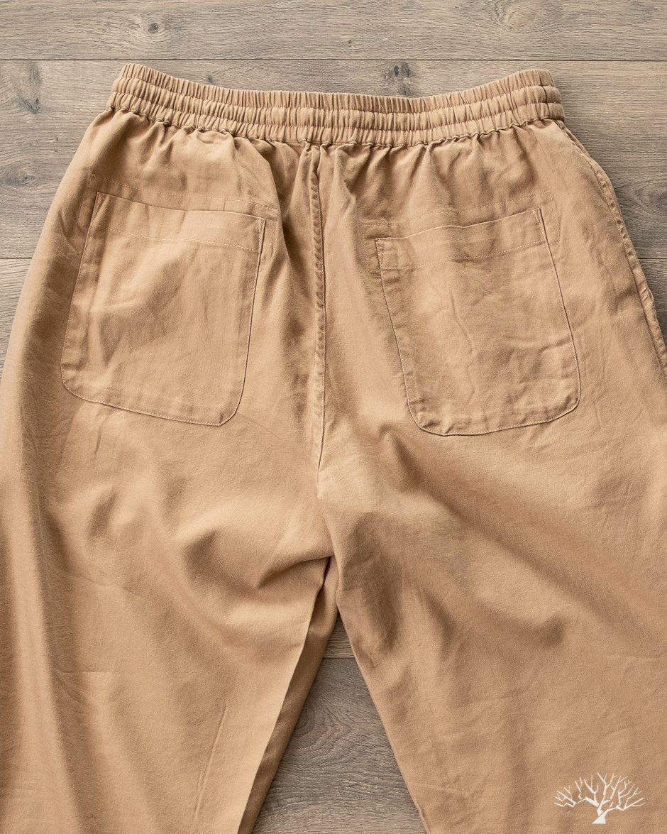 3sixteen Tencel Blend Drawstring Pant - Sand