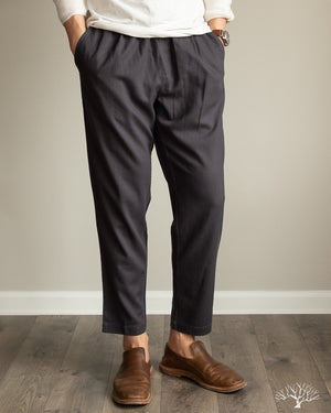3sixteen Tencel Blend Drawstring Pant - Smoke
