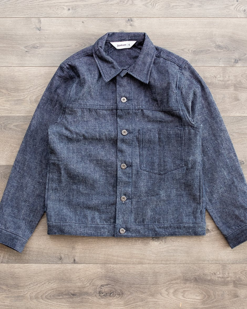 Type 1s Denim Jacket - Indigo/White