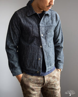 Type 1s Denim Jacket - Indigo/White