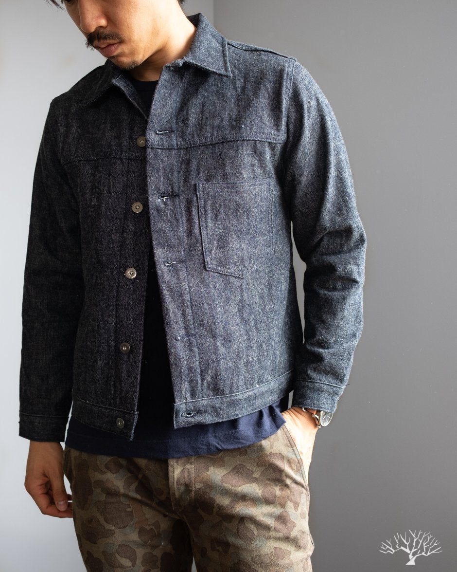 Type 1s Denim Jacket - Indigo/White