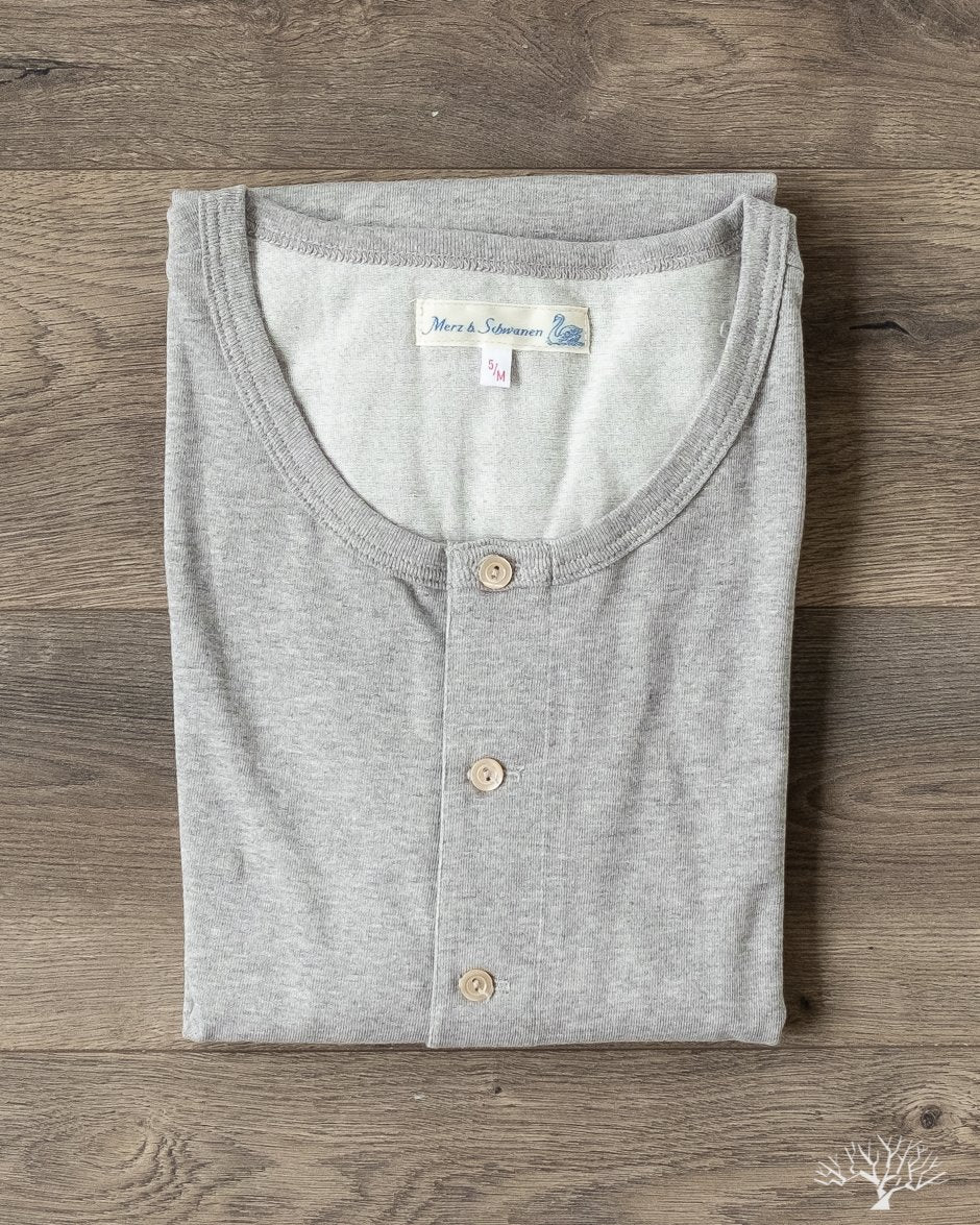 Merz 206 Henley - Grey Melange