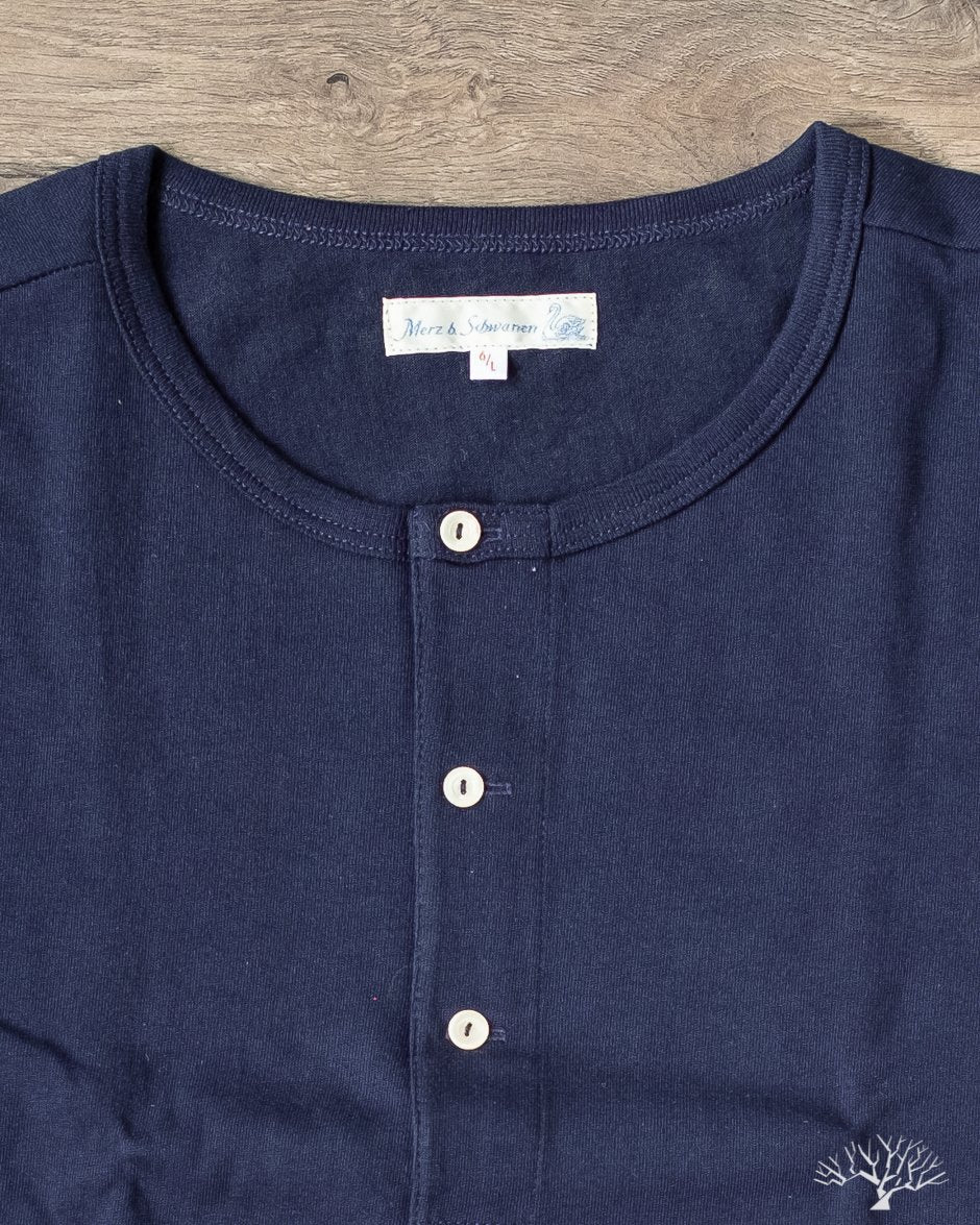 Merz 206 Henley - Ink Blue