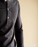 Merz 206 Henley - Charcoal