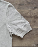 207 Short Sleeve Henley - Grey Melange