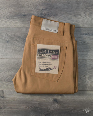 American Duck Canvas Flight Trousers - Camel