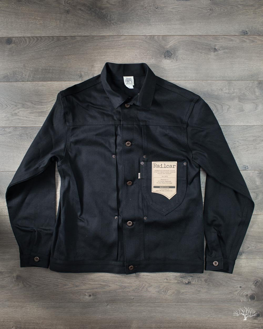 Black Selvedge Denim Explorer Jacket