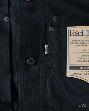 Black Selvedge Denim Explorer Jacket