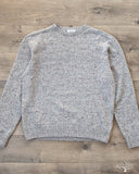 American Trench Merino Wool Cashmere Donegal Sweater in Ash