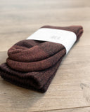 American Trench Recycled Marl Socks Mocha