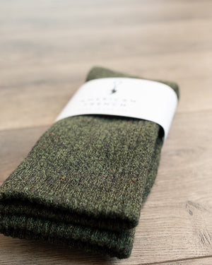 American Trench Recycled Marl Socks Moss