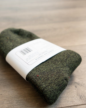 American Trench Recycled Marl Socks Moss