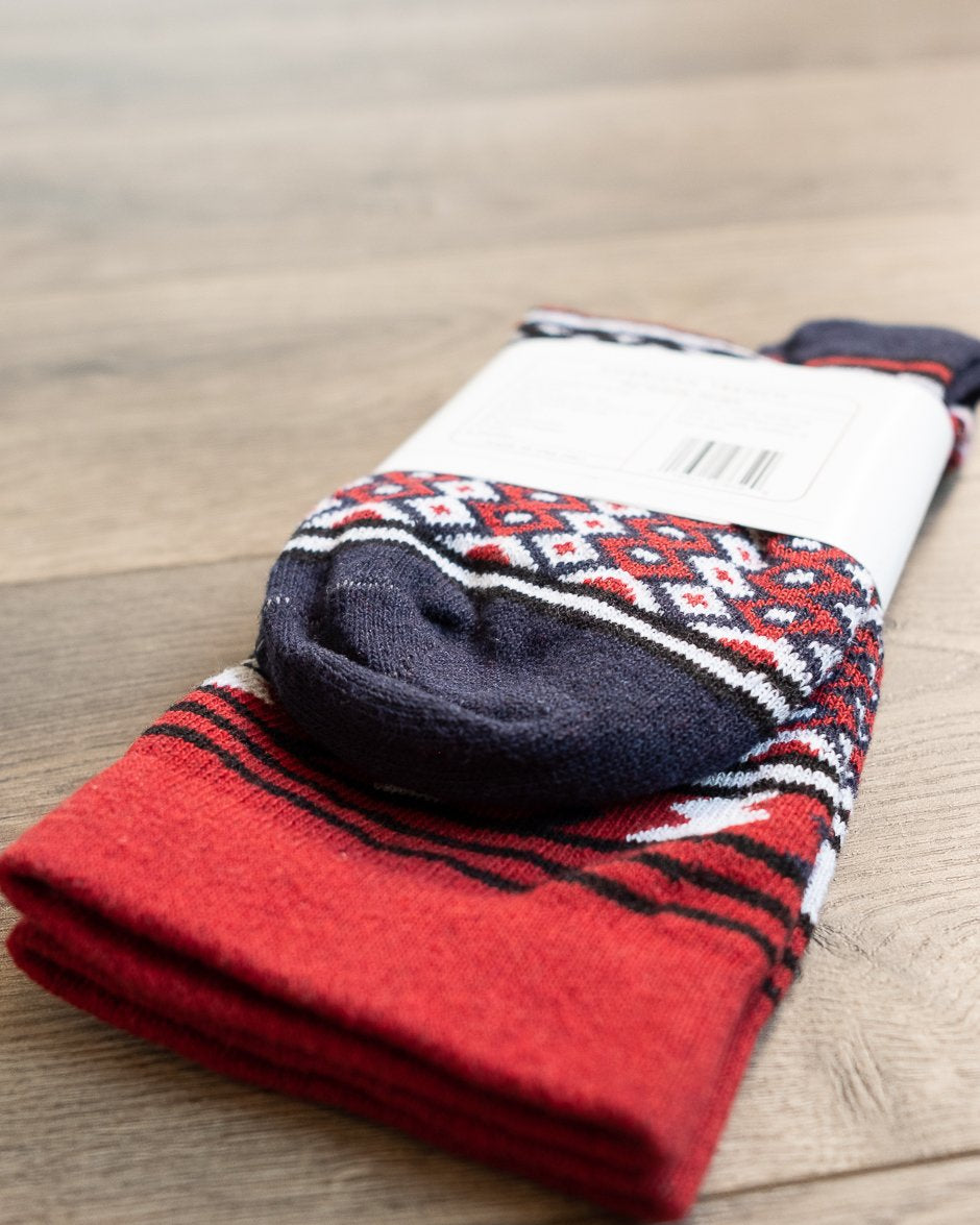 American Trench Rio Grande Serape Socks Red