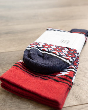 American Trench Rio Grande Serape Socks Red