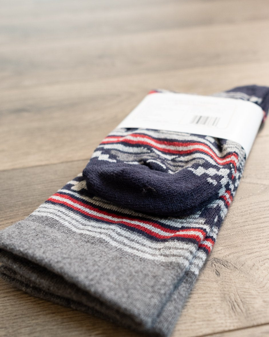 American Trench Southwest Diamond Socks Grey