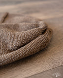 Cableami Linen Waffle Watch Cap - Army Brown