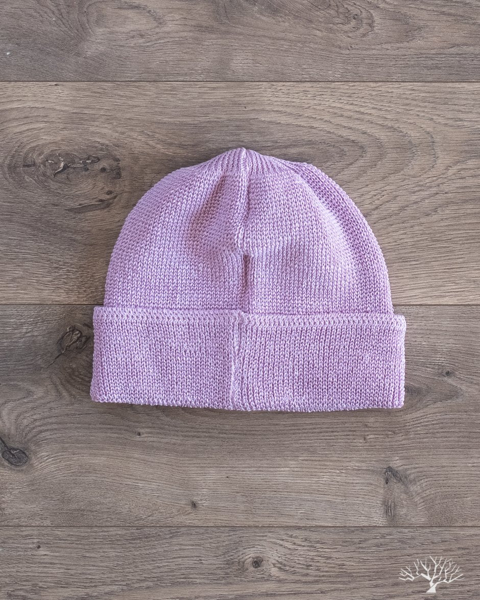 Cableami Linen Waffle Watch Cap - Lilac
