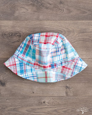 Cableami Madras Patchwork Bucket Hat