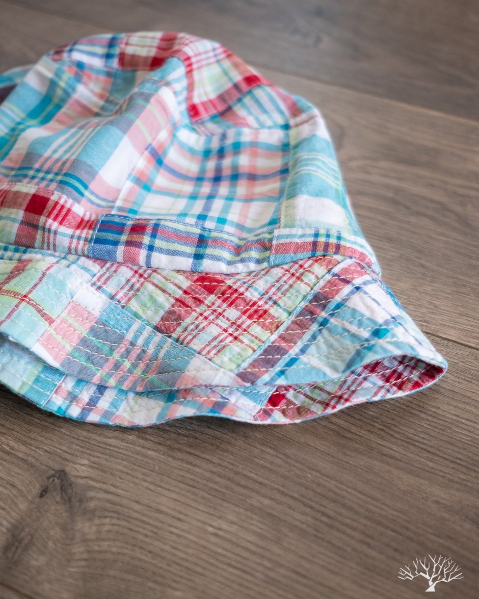 Cableami Madras Patchwork Bucket Hat
