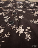 Corridor Black Floral Handblock Military Jacket