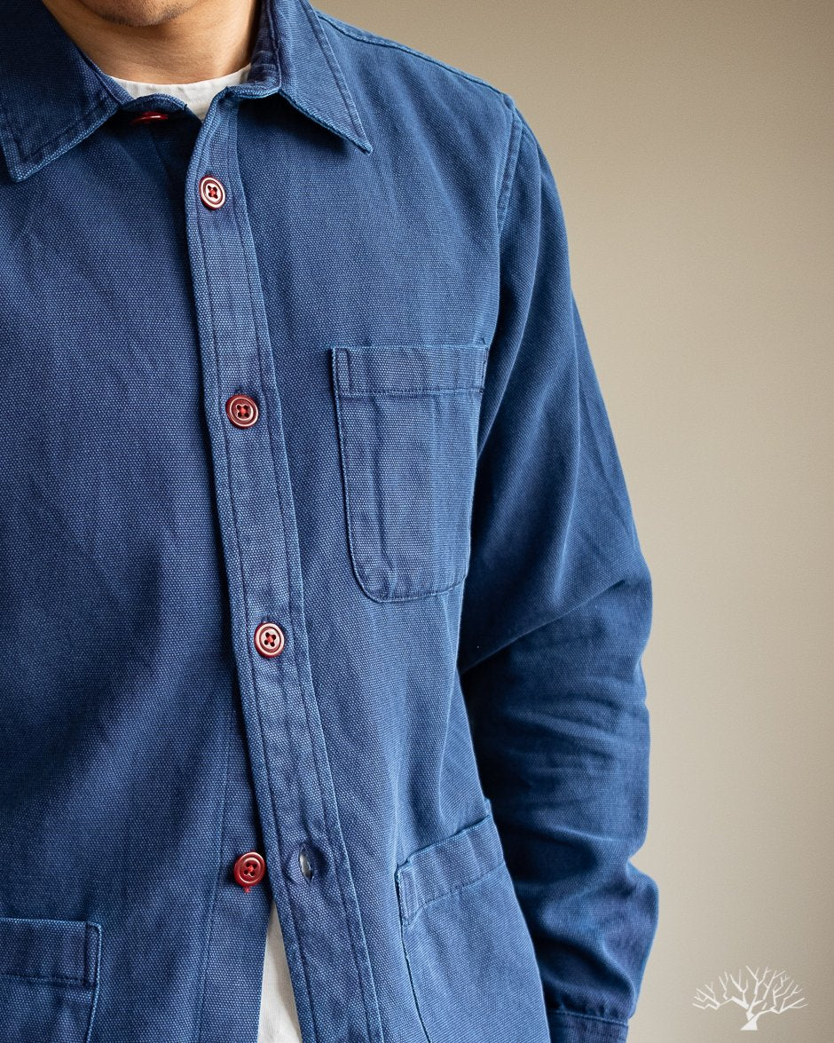 Corridor Duck Dyed Indigo Overshirt