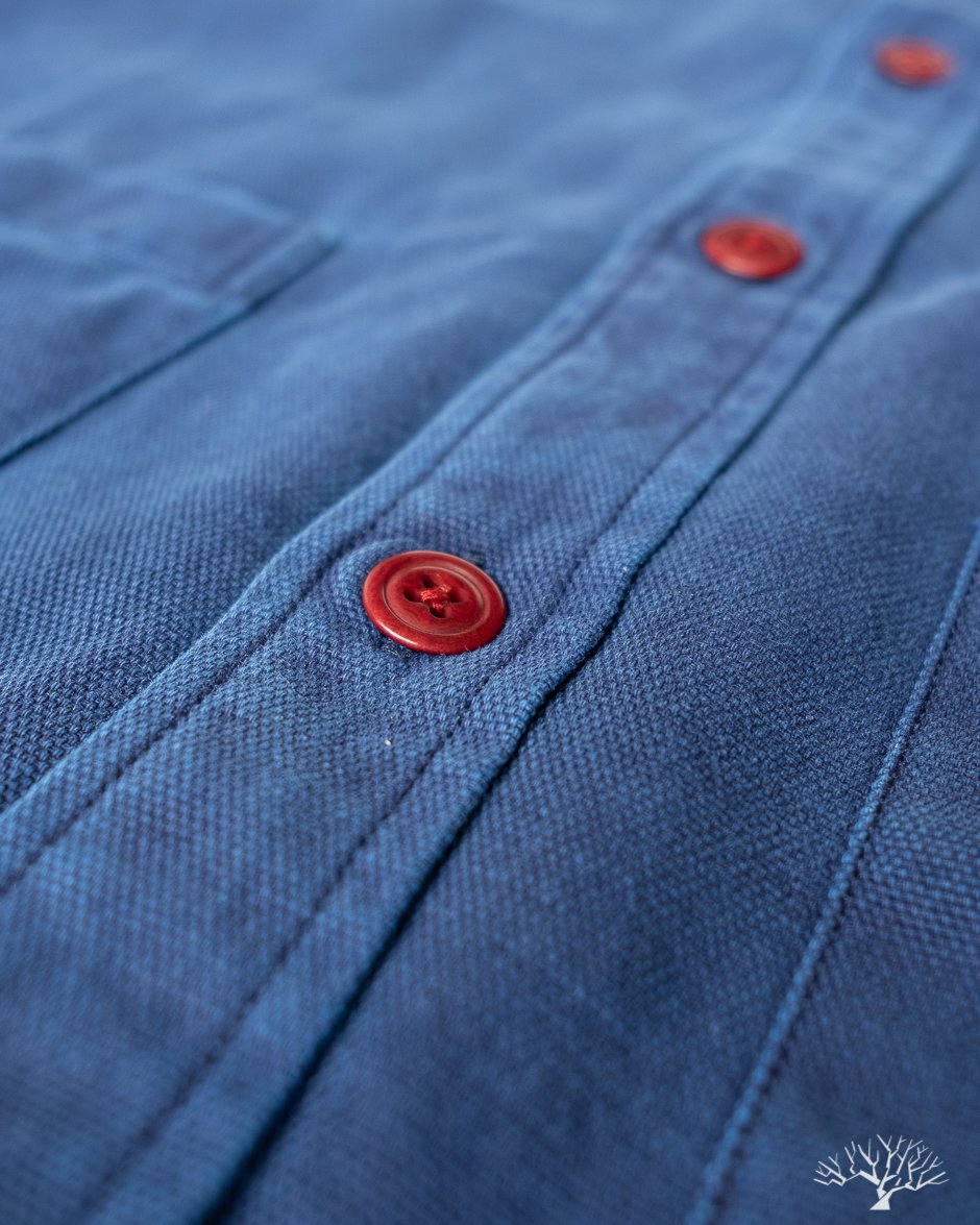 Corridor Duck Dyed Indigo Overshirt