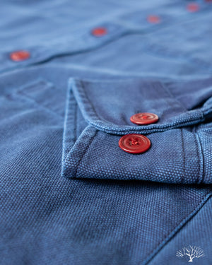Corridor Duck Dyed Indigo Overshirt