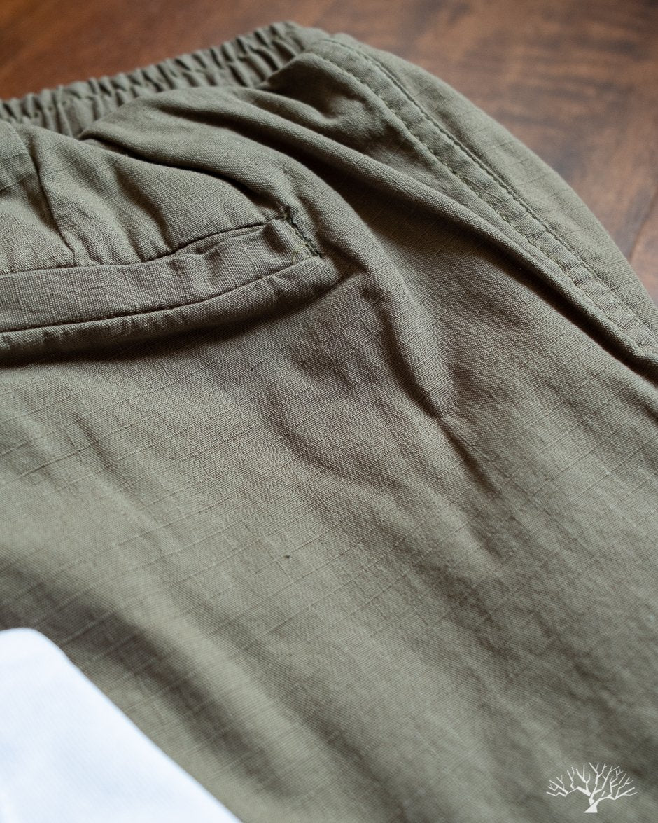 Corridor Ripstop Drawstring Trousers - Olive