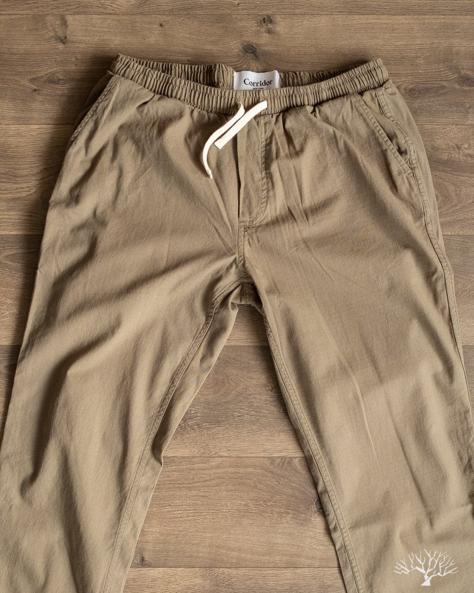 Corridor Ripstop Drawstring Trousers - Olive
