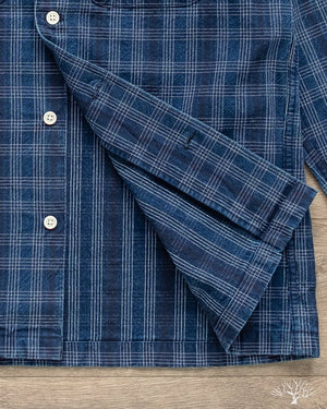 Corridor Washed Indigo Check Work Shirt