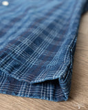 Corridor Washed Indigo Check Work Shirt