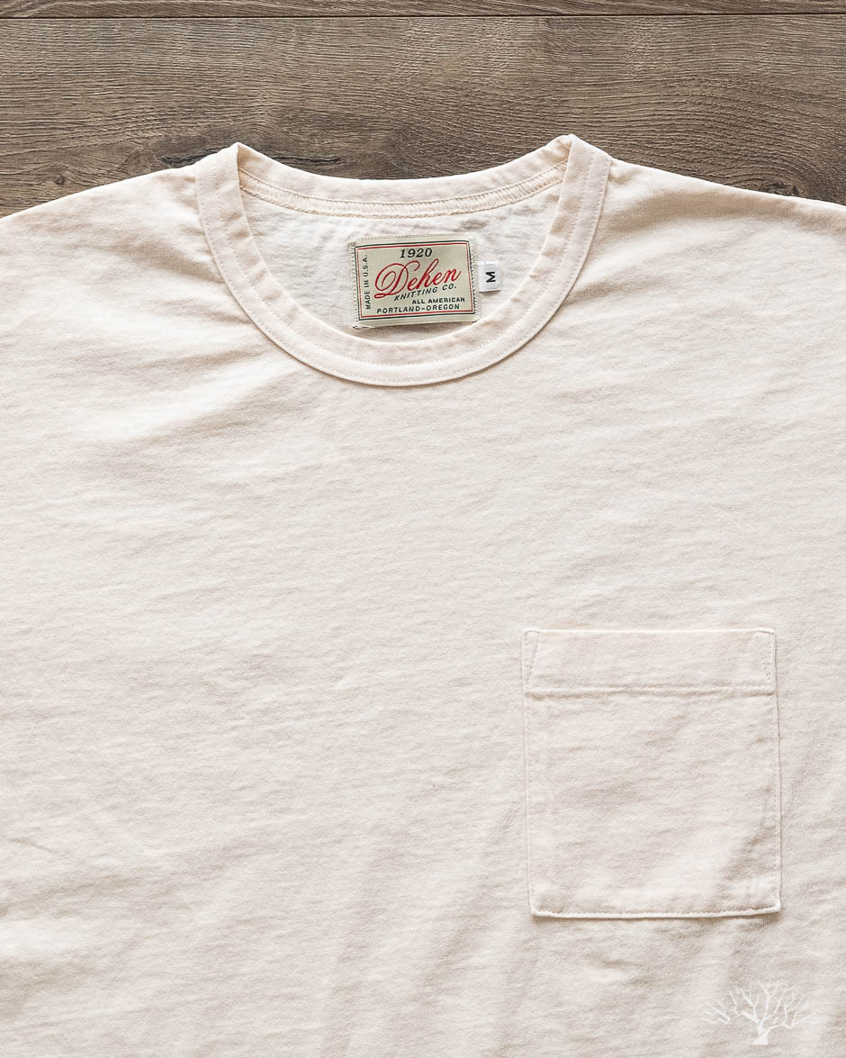 Heavy Duty Pocket Tee - Natural