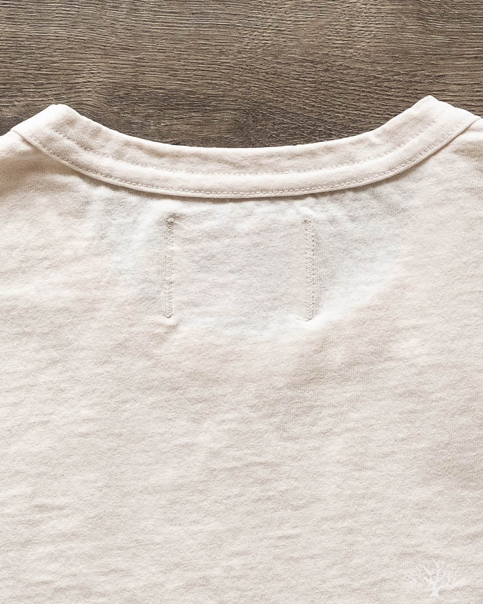 Heavy Duty Pocket Tee - Natural