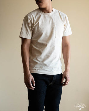 Heavy Duty Pocket Tee - Natural