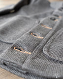 Shawl Sweater Coat 2.0 - Charcoal (Modified)