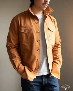 Dehen 1920 Whiskey Brushed Twill Crissman Overshirt