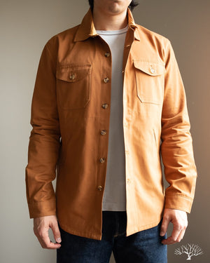 Dehen 1920 Whiskey Brushed Twill Crissman Overshirt
