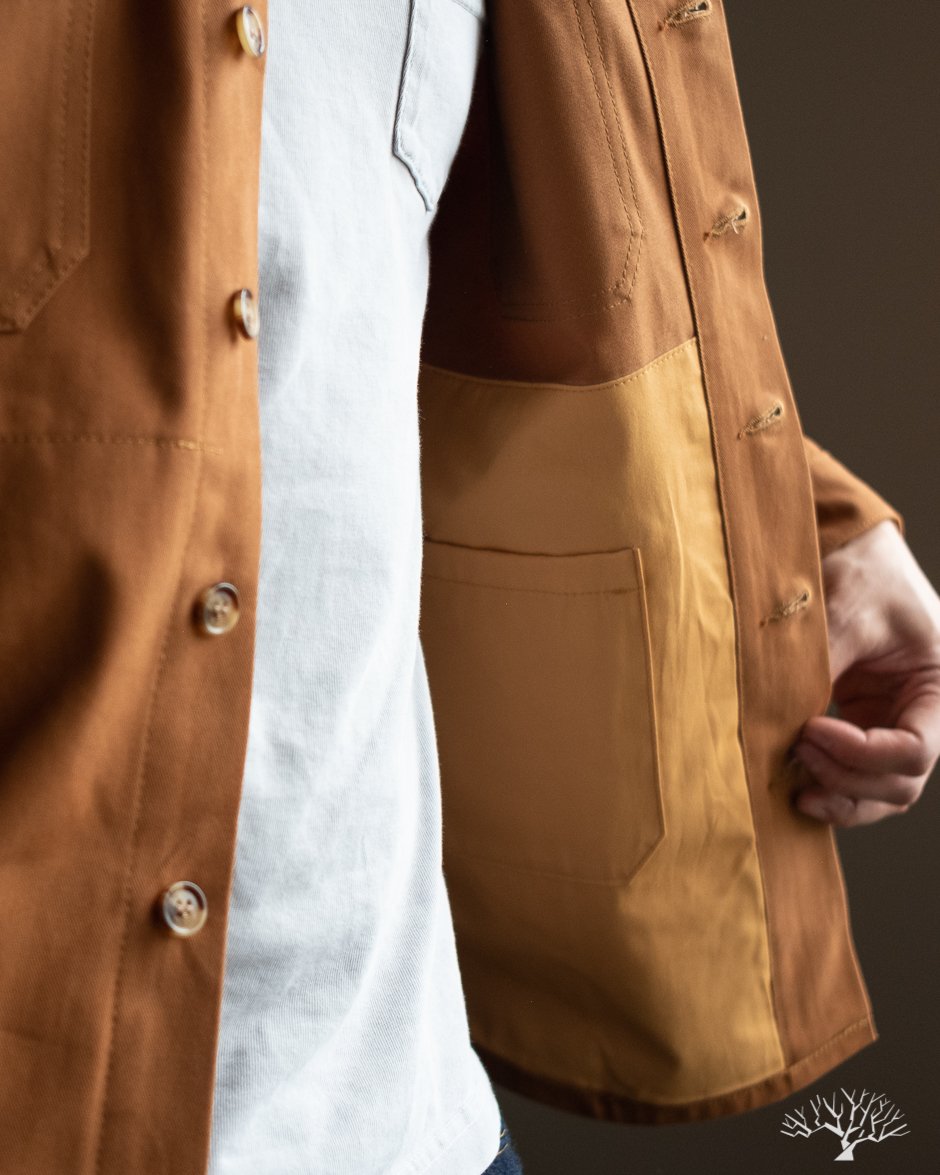 Dehen 1920 Whiskey Brushed Twill Crissman Overshirt