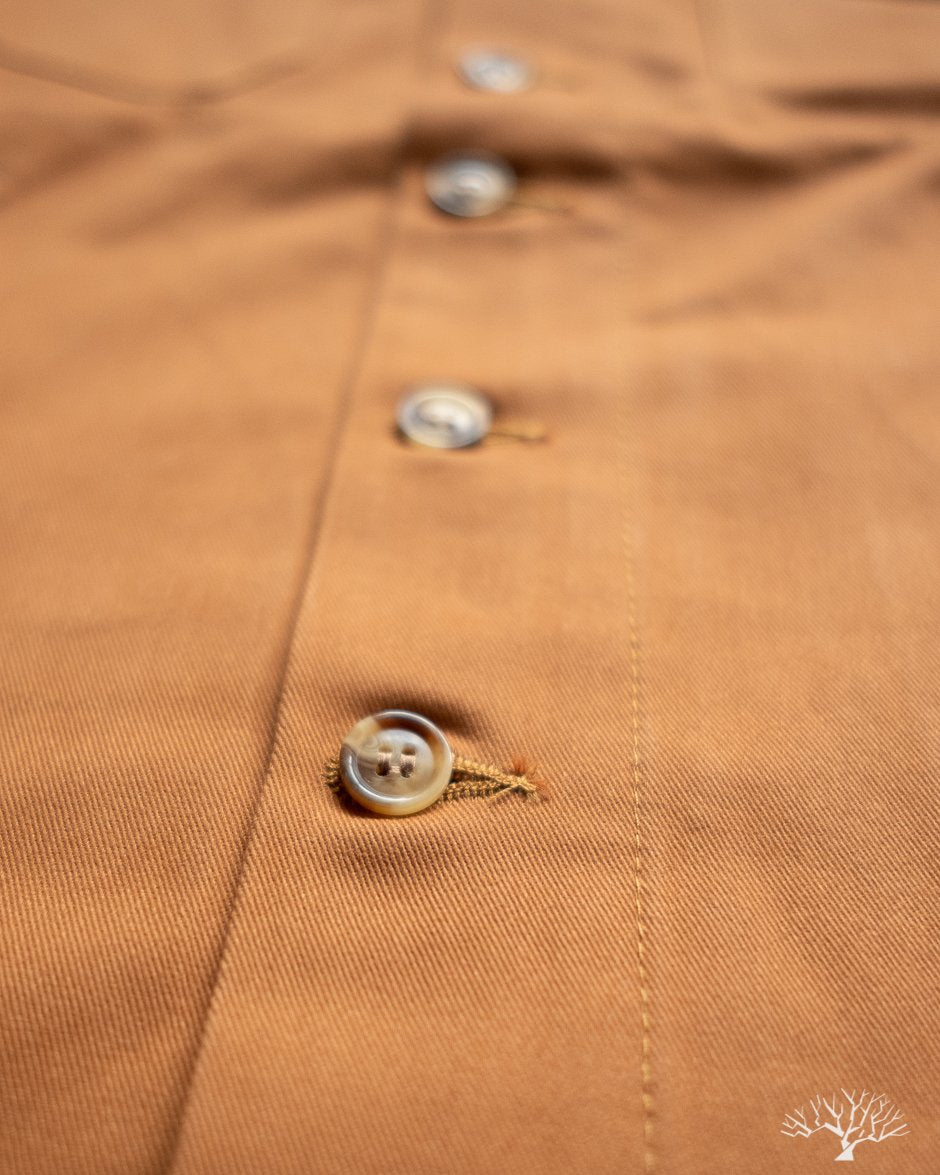 Dehen 1920 Whiskey Brushed Twill Crissman Overshirt