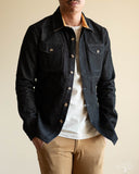 Denim Crissman Overshirt - 14 oz Black Denim