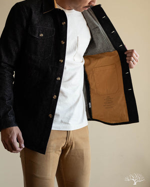 Denim Crissman Overshirt - 14 oz Black Denim