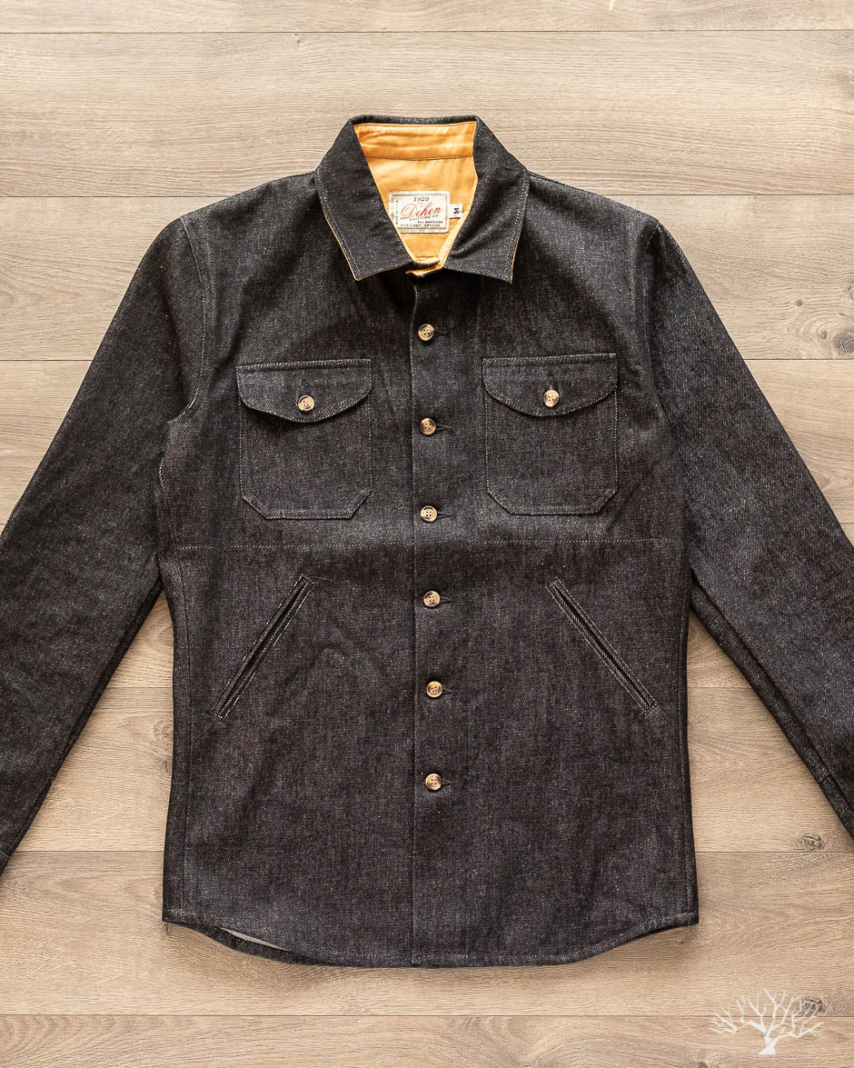 Denim Crissman Overshirt - 14 oz Black Denim