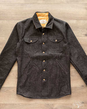 Denim Crissman Overshirt - 14 oz Black Denim