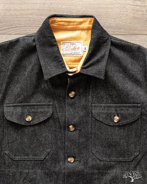Denim Crissman Overshirt - 14 oz Black Denim